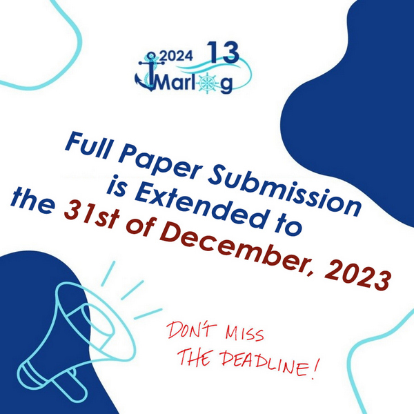 Full Paper submission is Extended to the 31st of December, 2023